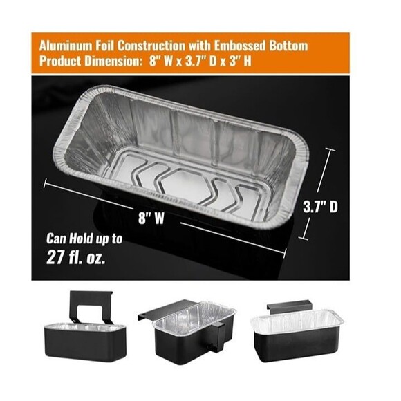 NUPICK Grease Liners for Blackstone Griddle, Drip Pan Liner - Picture 2 of 2